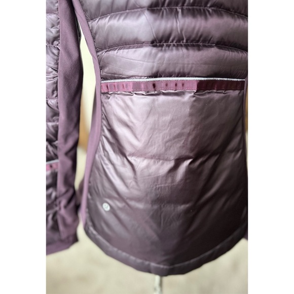 Lululemon Down for a Run Jacket in Black Cherry - Picture 5 of 9